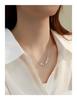 Sweet Pearl Heart Clavicle Necklace for Women – Versatile, Fashionable, and Trendy Layering Accessory