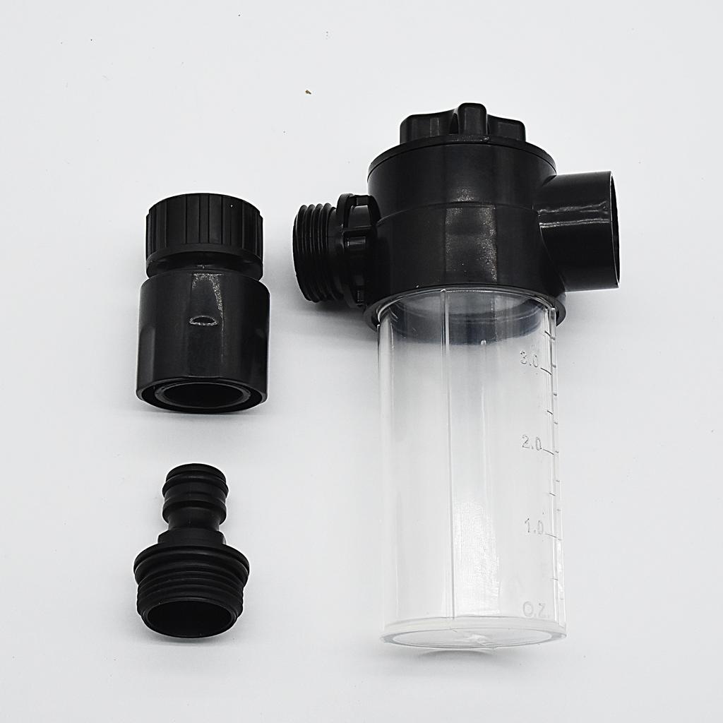 High Quality Easily Assembled Snow Foam Bottle Plastic Portable 100ml Water Hose Pot for Garden Hose Nozzle