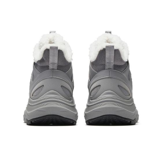 Anta Explore 2 Outdoor Hiking Warm Plush Comfortable Wear-Resistant Non-Slip Cotton Shoes Men Shoes Sandstorm-Gray Dove-Gray 912548985-2