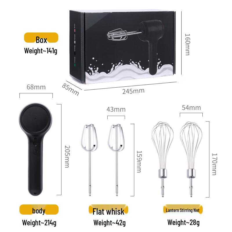 ZISIZ Dual Head Electric Hand Mixer