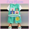 Cool And Stylish Boys Summer Short Sleeve Outfit Set For Kids 3 To 8 Years Old In Soft Cotton