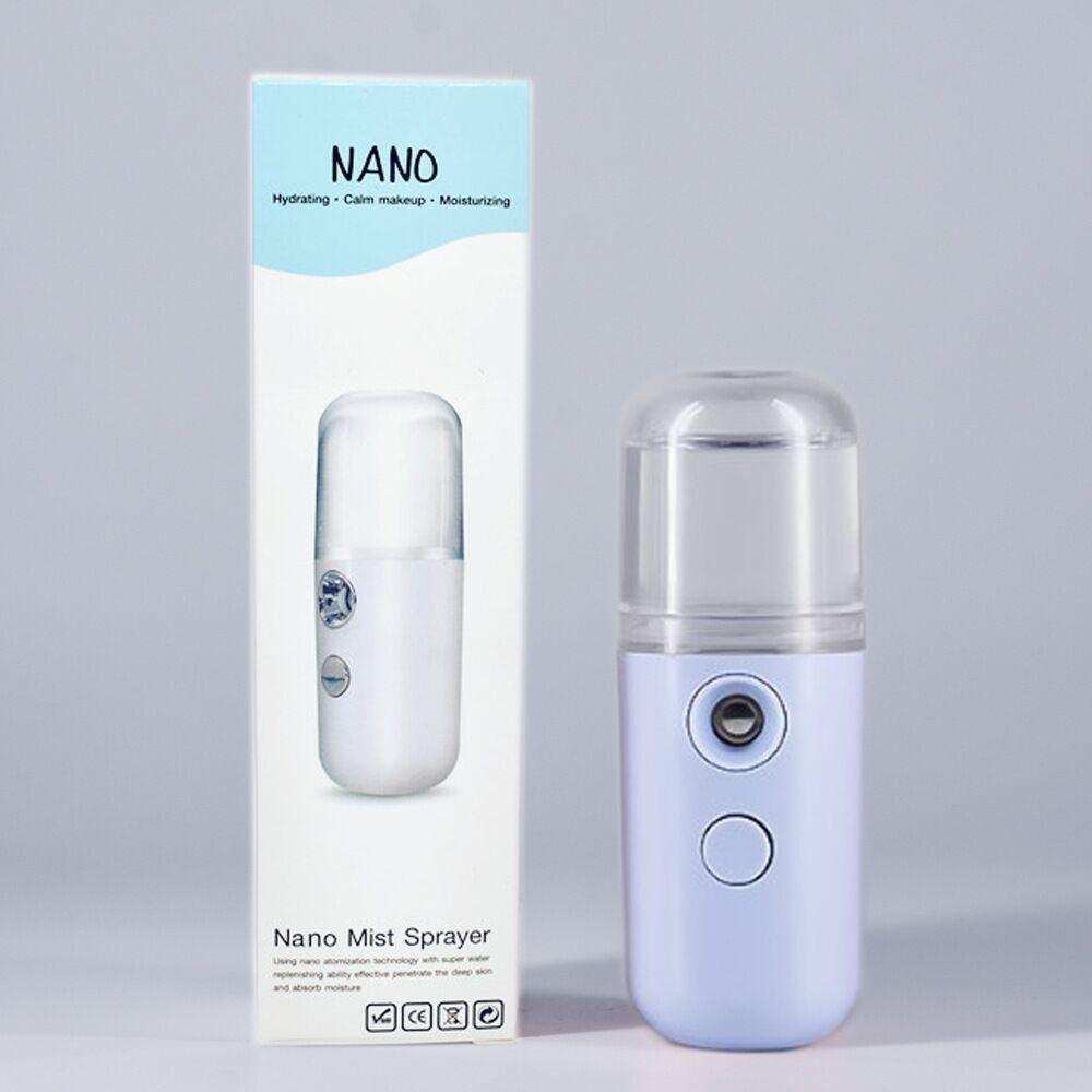 30ML Mini Nano Facial Sprayer USB Nebulizer Face Steamer Humidifier Hydrating Anti-aging Wrinkle Women Beauty Skin Care Tools