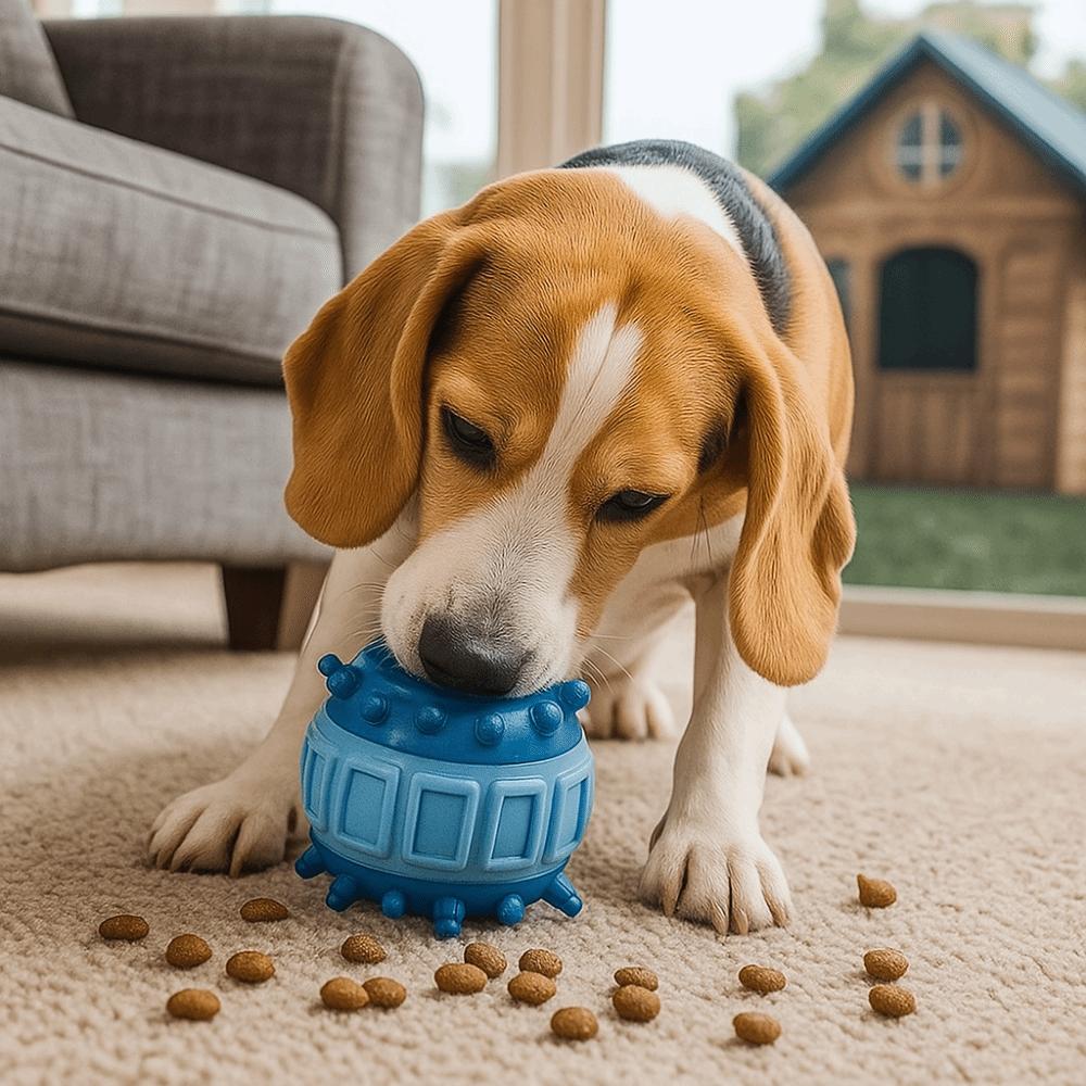 4 Pcs/set Wear Resistant Interactive Dog Toys TPR Teeth Cleaning Toy Self-Entertainment