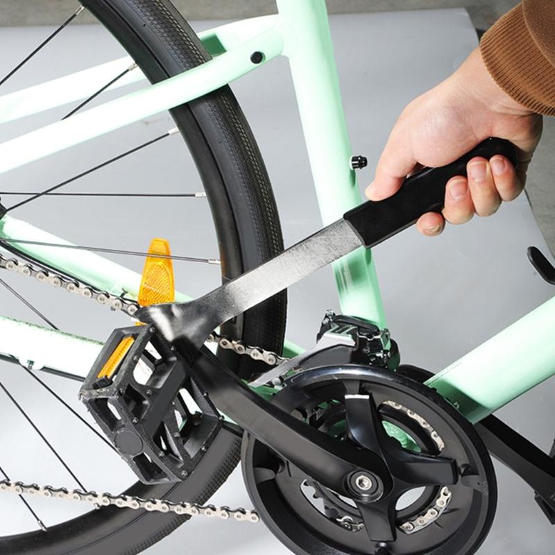 Bike Pedal Wrench Pedal Spanner with Nonslip Long Handle Bike Pedal Removal Tool Pedal Install Spanner Repair Tool