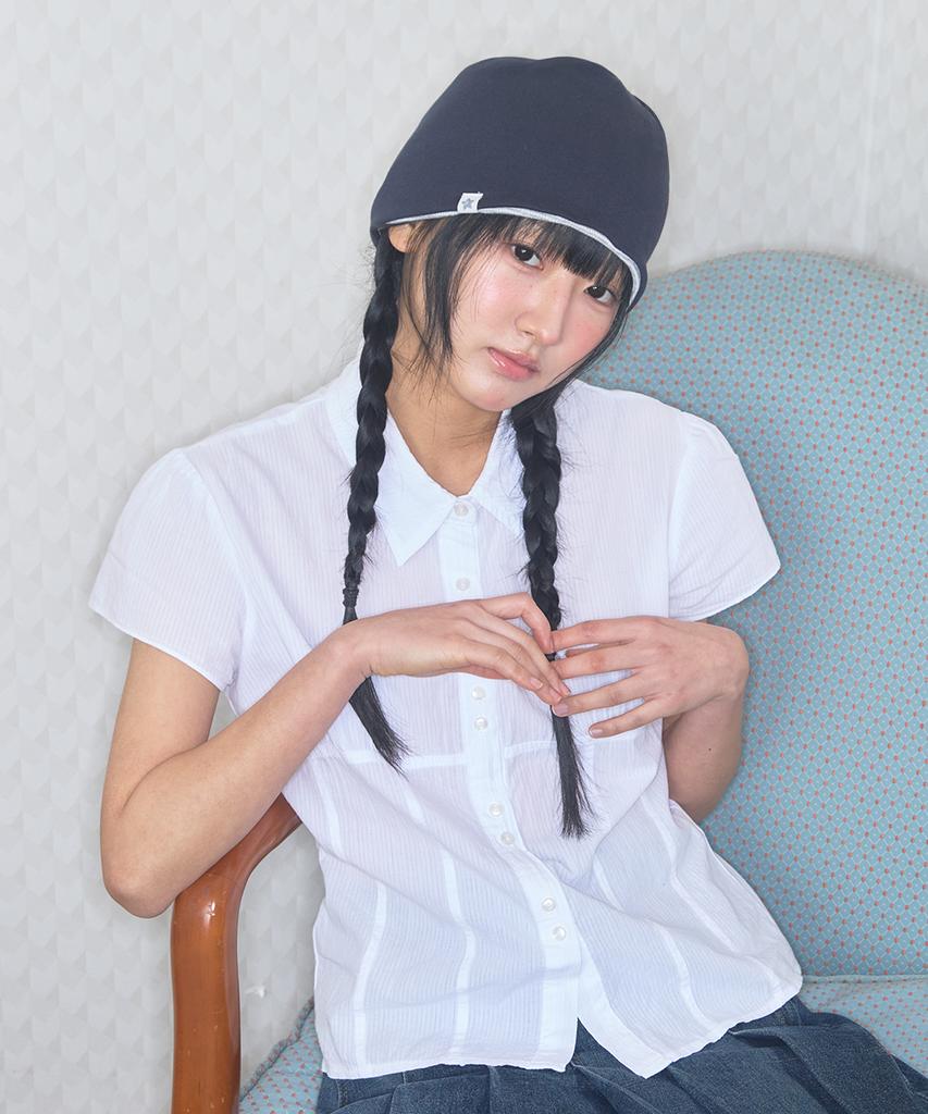 Kiibi Cozy Stripe Reversible Beanie Light Gray