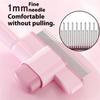 Pet Hair Removal Tool Fleas Comb for Dogs Cats Lice Cats Brush with Release Button Selfs Cleaning with Long Short Teeth