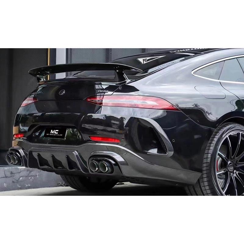 2019 Mercedes AMG GT63 Brabus Style Carbon Fiber Rear Bumper Canards