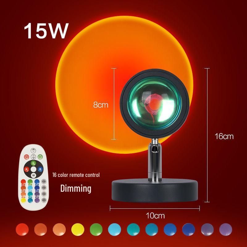 Sunset Atmosphere Art Lamp: Perfect for Photos, Living Room & Bedroom