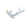 BOICY Turbocharger Exhaust Pipe Interface Gasket for Beetle Polo CC Golf Sharan Jetta Passat CC A1 A3 Q3 1K0253115AB 1K0253115K