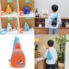 Trendy Cartoon Kids Backpack Stylish Canvas Crossbody Bag For Boys And Girls