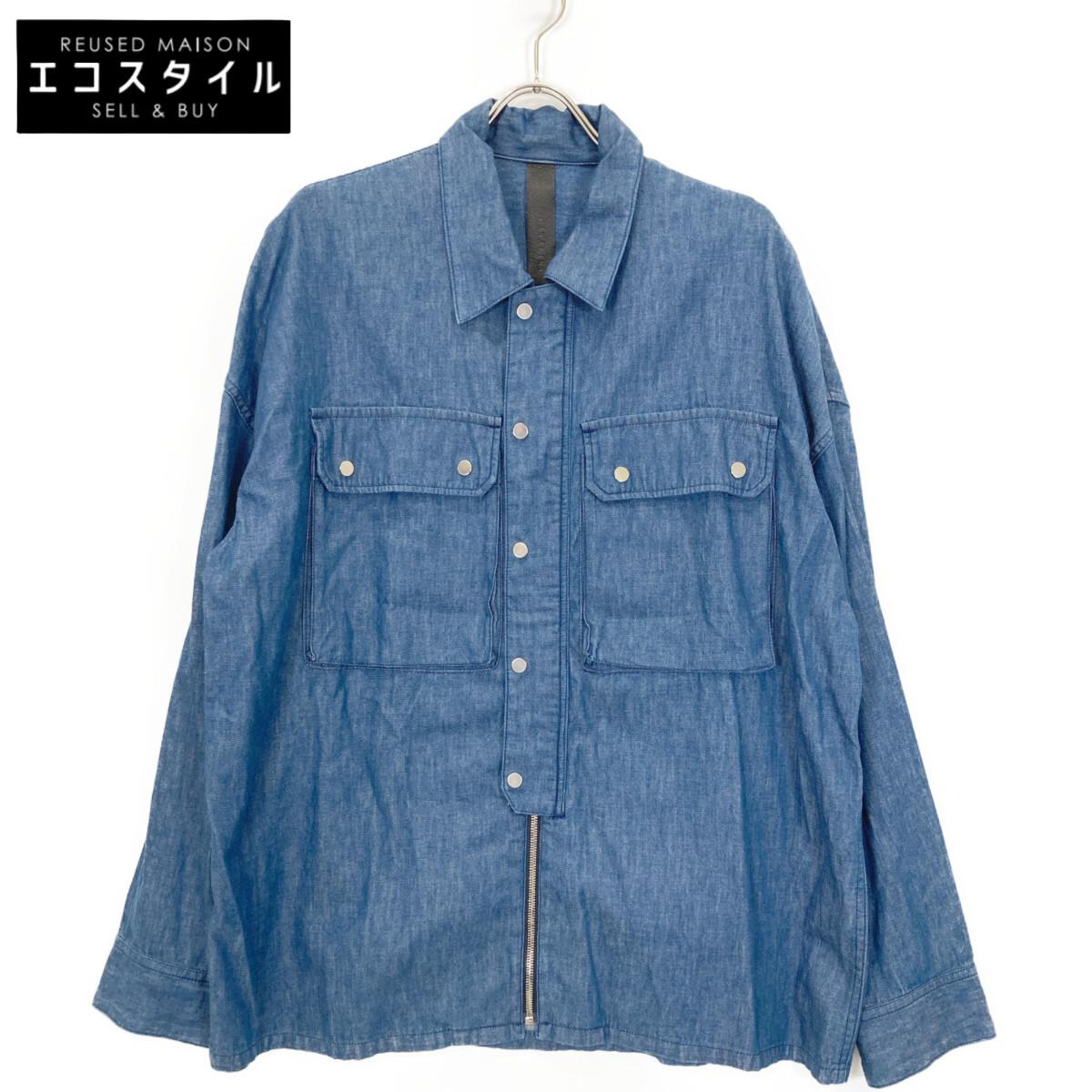 

CVTVLIST 21FW0201 Indigo denim shirt jacket Jacket 46 Indigo blueUsed