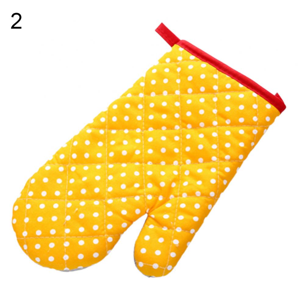 1Pc Glove Kitchen Thermal Insulated Heat Resistant Oven Mitt Thickened Bake Tool