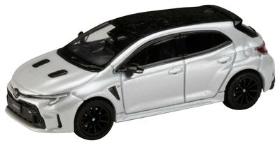 HJ64 Scale Toyota GR Corolla RZ Platinum White Pearl Mica Finished Product 1/64