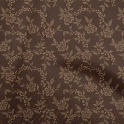 Cotton Flex Brown Fabric Floral Diy Clothing Quilting Fabric Print Fabric By Yard 40 Inch