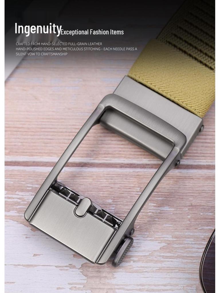 Men's Tactical Nylon Belt with High-Quality Alloy Buckle
