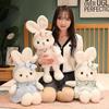 Sweet Bunny Plush Toy  Perfect Pillow Companion for Kids' Sleep and Play