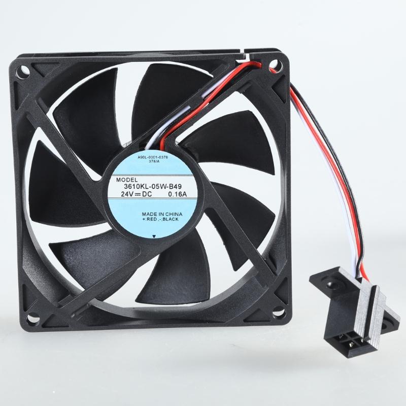 Low Noise 3610KL-05W-B49 PC Cooling Accessory with High Air Volumes, Quick Heat Dissipation for Gamers and Office Workers
