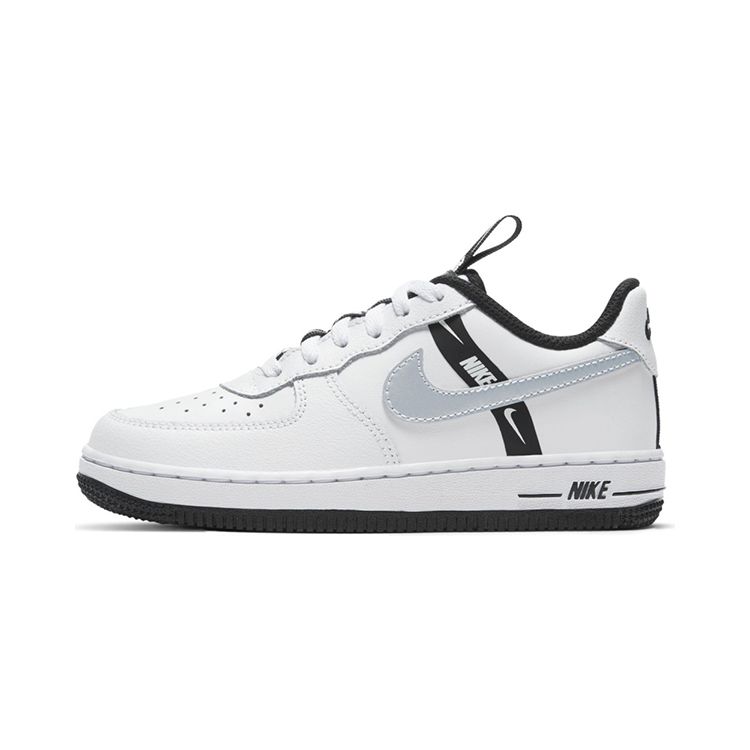 

Детские кроссовки Nike Force 1 LV8 KSA PS White Reflect Silver Black CT4681-100