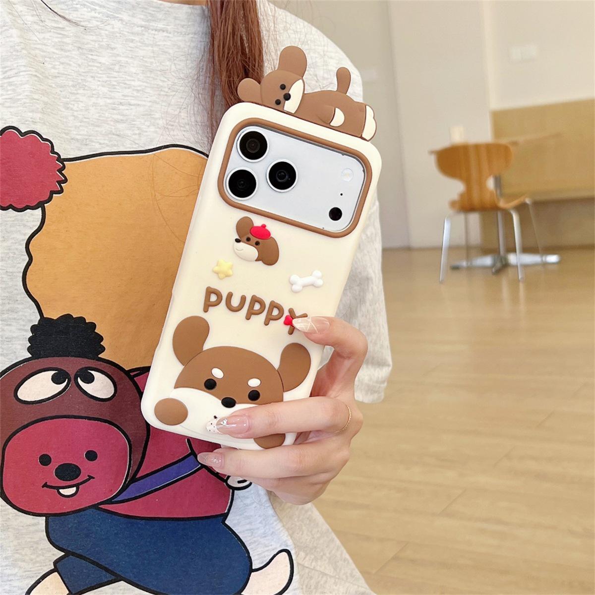 

Dachshund Cartoon iPhone 14/13/11 Pro Max Anti-Fall Case iPhone 15 Pro