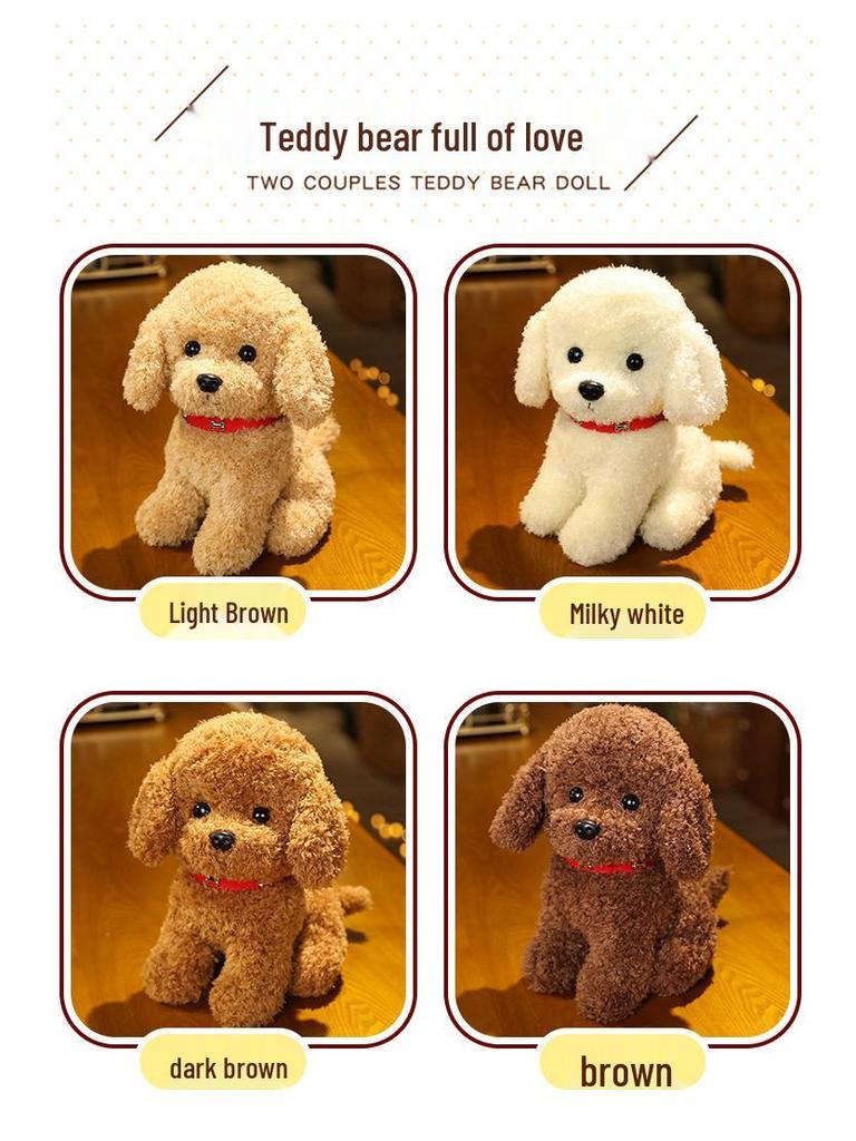 Teddy Dog Plush Toy: Children's Soothing Doll & Activity Gift
