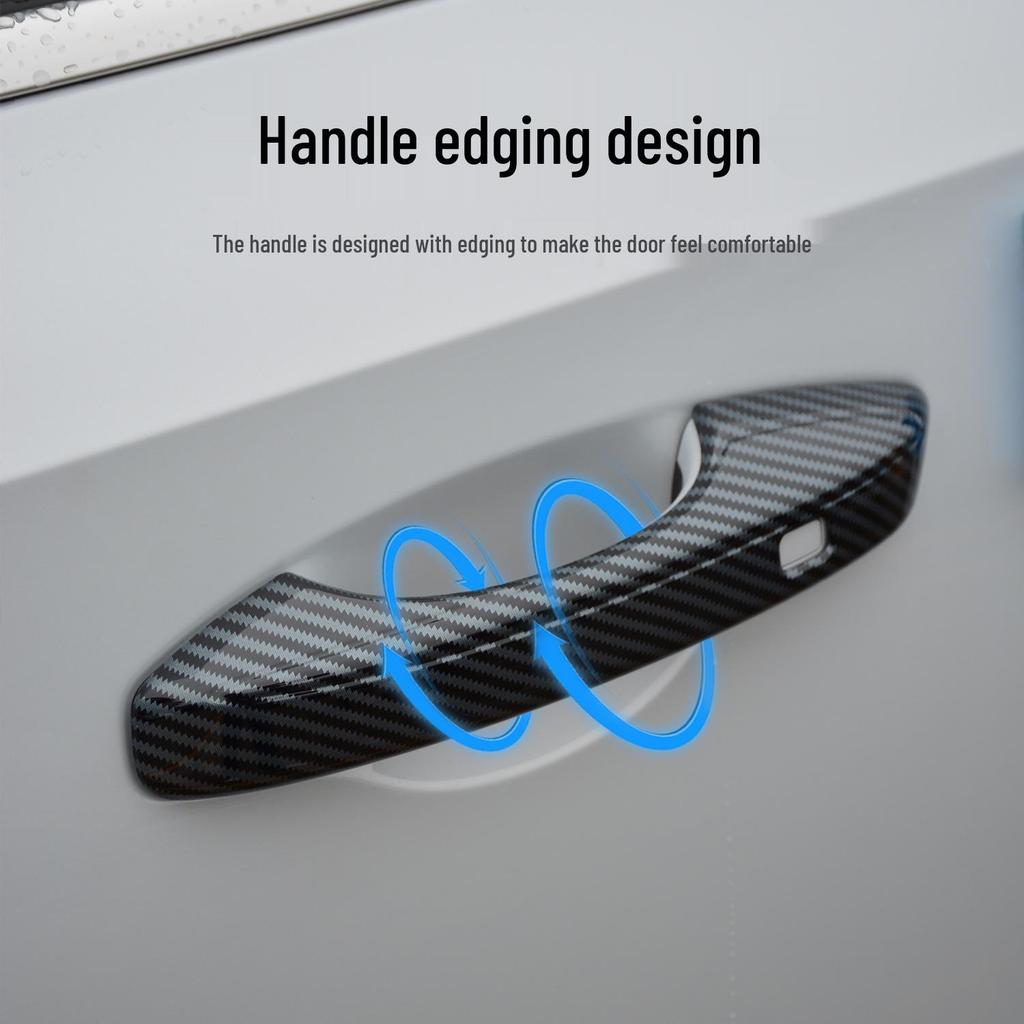 Geely Galaxy A7 Door Handle Protective Sticker - Anti-Scratch Decorative Accessory