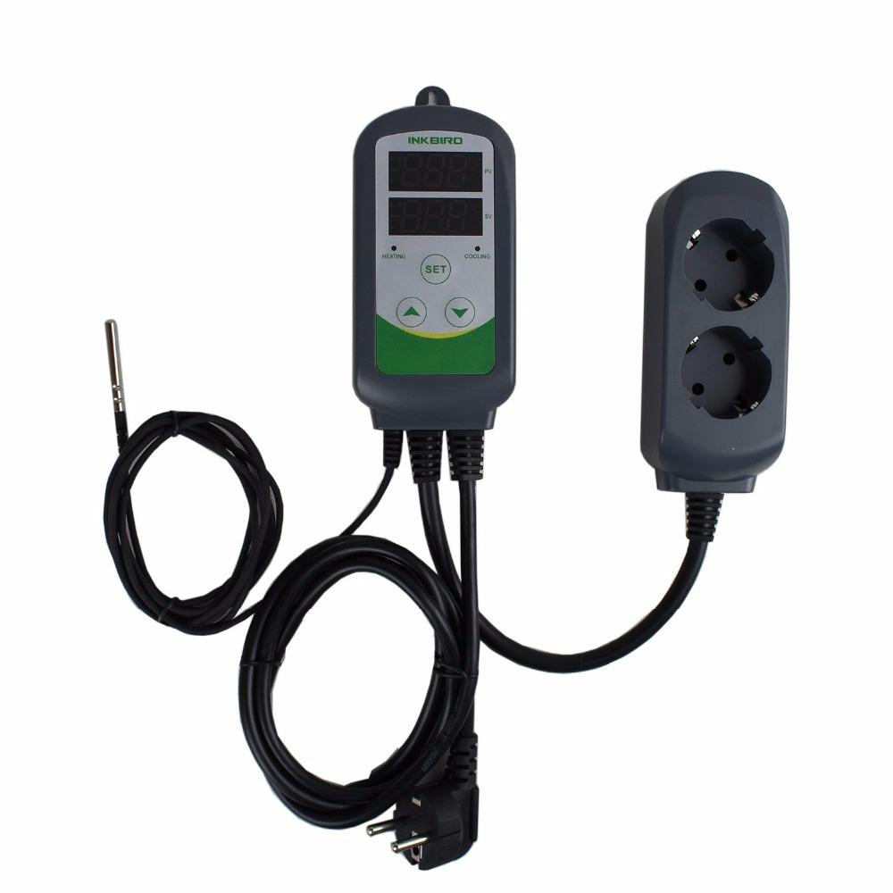 INKBIRD ITC-308 & 308WIFI EU Plug Digital Temperature Controller Thermostat Regulator Dual Relays Heating & Cooling Homebrewing