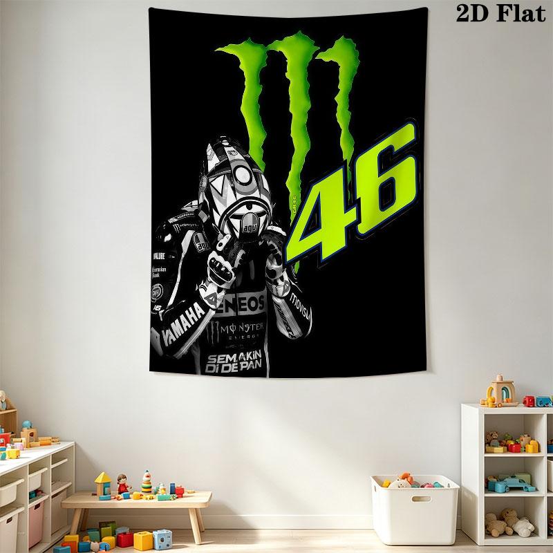 Rossi Bold Wall Tapestry Aesthetic Wall Hanging Printed Fabric Blanket Decorative Tapestries for Bedroom Living Room Home Decor