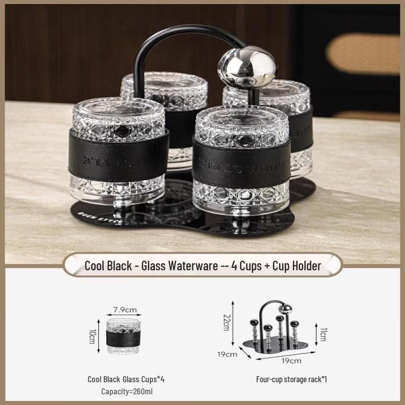 Qiwei Heat-Resistant Glass Drinkware Set
