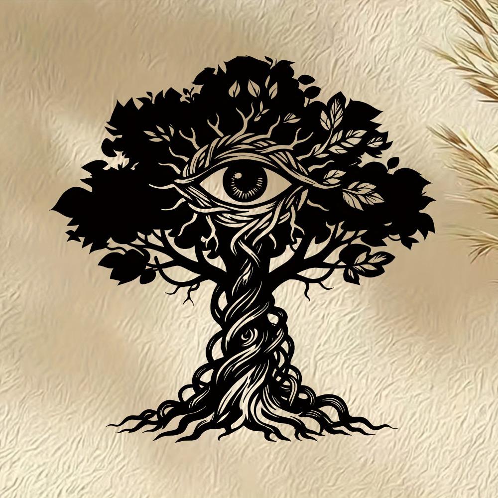 Life Tree Metal Wall Art 23.62 Inch Iron Wall Decor for Living Room Outdoor Christmas Birthday Gift