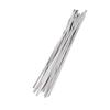 Plastic Coated Wire Ties Food Grade Sealing Bags for Cookies Biscuits Candy Chocolate Lollipops Gift Packaging Metallic