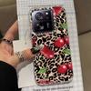Pink Leopard Print Vortex Pattern Phone Case for Xiaomi 13T 14T 11 Lite Poco X5 M6 Pro X6 X3 Pro NFC C65 C61 M5S Shell TPU Cover