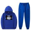 Unisex Naruto Uchiha Itachi Hooded Sweatshirt Set Warm Fleece Lined Casual Long Sleeve Tracksuit Teens