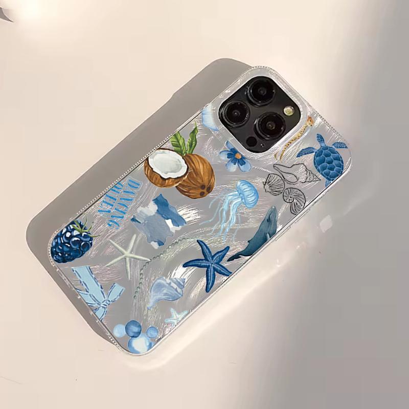 Blue Ocean Beach Phone Case For Samsung Galaxy S26 S25 Ultra S24 FE A56 A55 A15 A53 A36 A16 S22 S23 Plus Aesthetic Trendy Cover