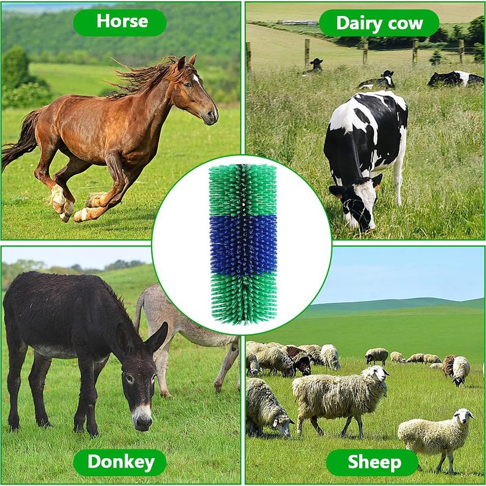 Livestock Scratch Brush Cow Horse Goat Livestock Brush Livestock Scratching Brush Suitable for Livestock Horse Cattle Sheep Pig