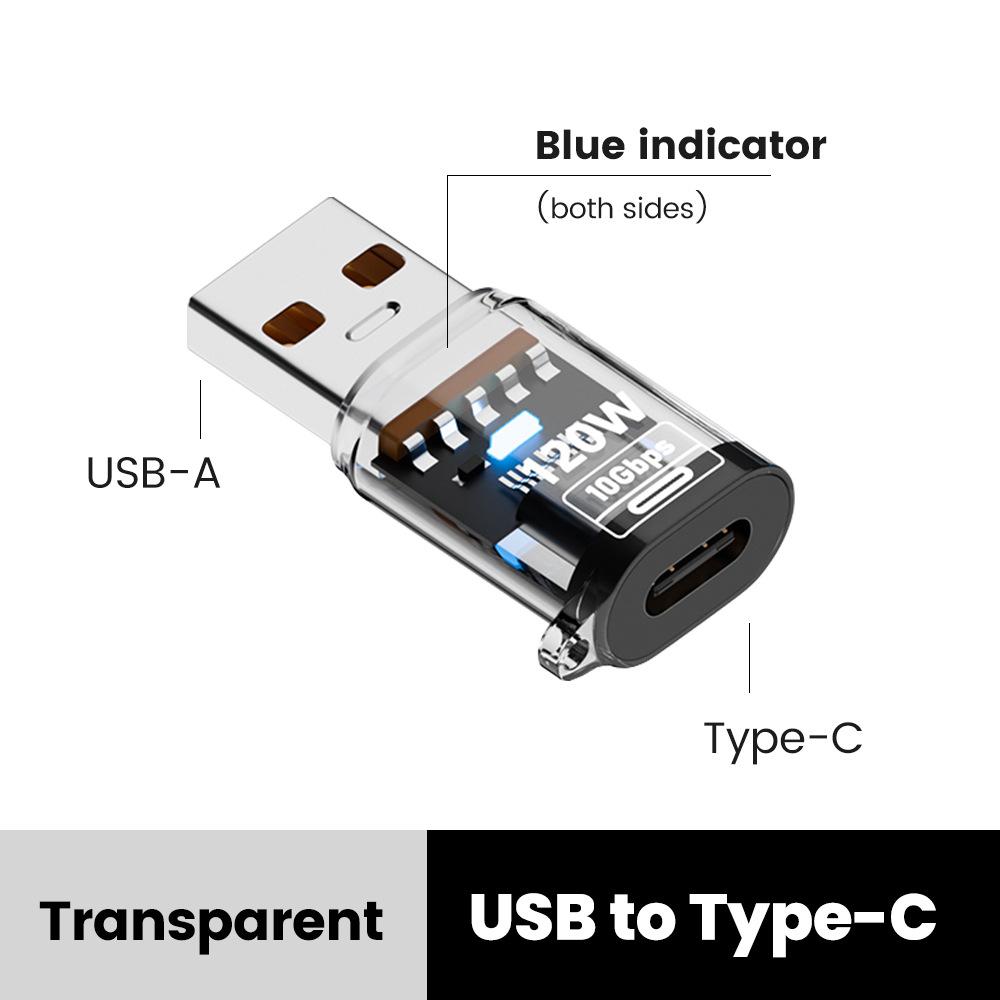 USB C OTG Adapter 111W Type C To USB Data Transfer Charging Adapter 11Gbps USB Female To Type C Male Connector for IPhone 16 11