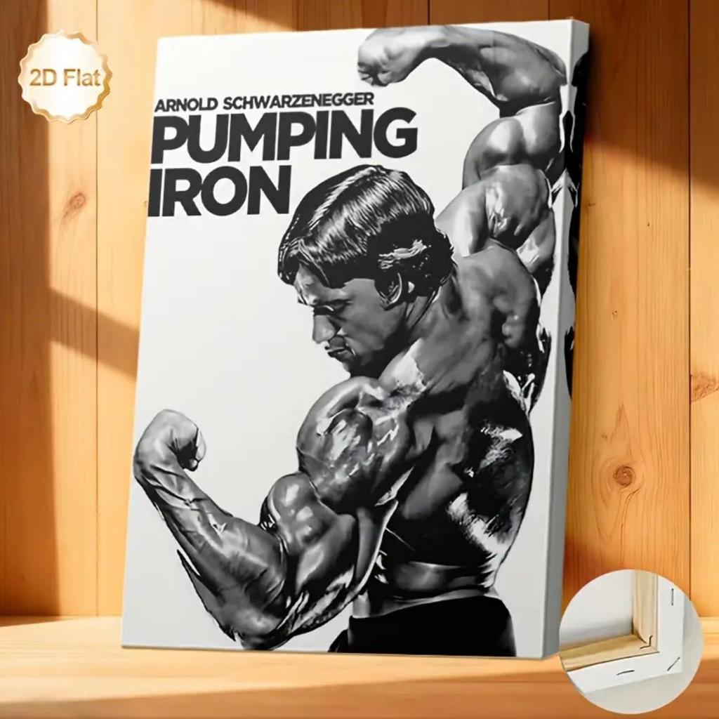 Motivierendes Bodybuilding Fitnessstudio Poster - Fitness Wandkunst