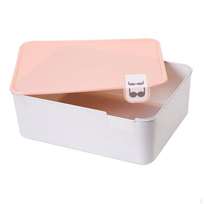 , Clothes Storage Container, Cosmetic Organizer, Dustproof Lid for Organizing