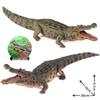 Large Crocodile Wildlife Model Toy: Yangtze Crocodile for Kids' Cognitive Play