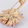 Women Brooch Gradient Enamel Flower Design Brooch Suit Lapel Sweater Dress Coat Badge Weddings Parties Daily Wear