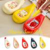 Squeeze Bottle Shaped Sauce Dish Creative Simulated Ketchup Flat Bottle Style Soy Sauce Plate Resin Small Dipping Dish