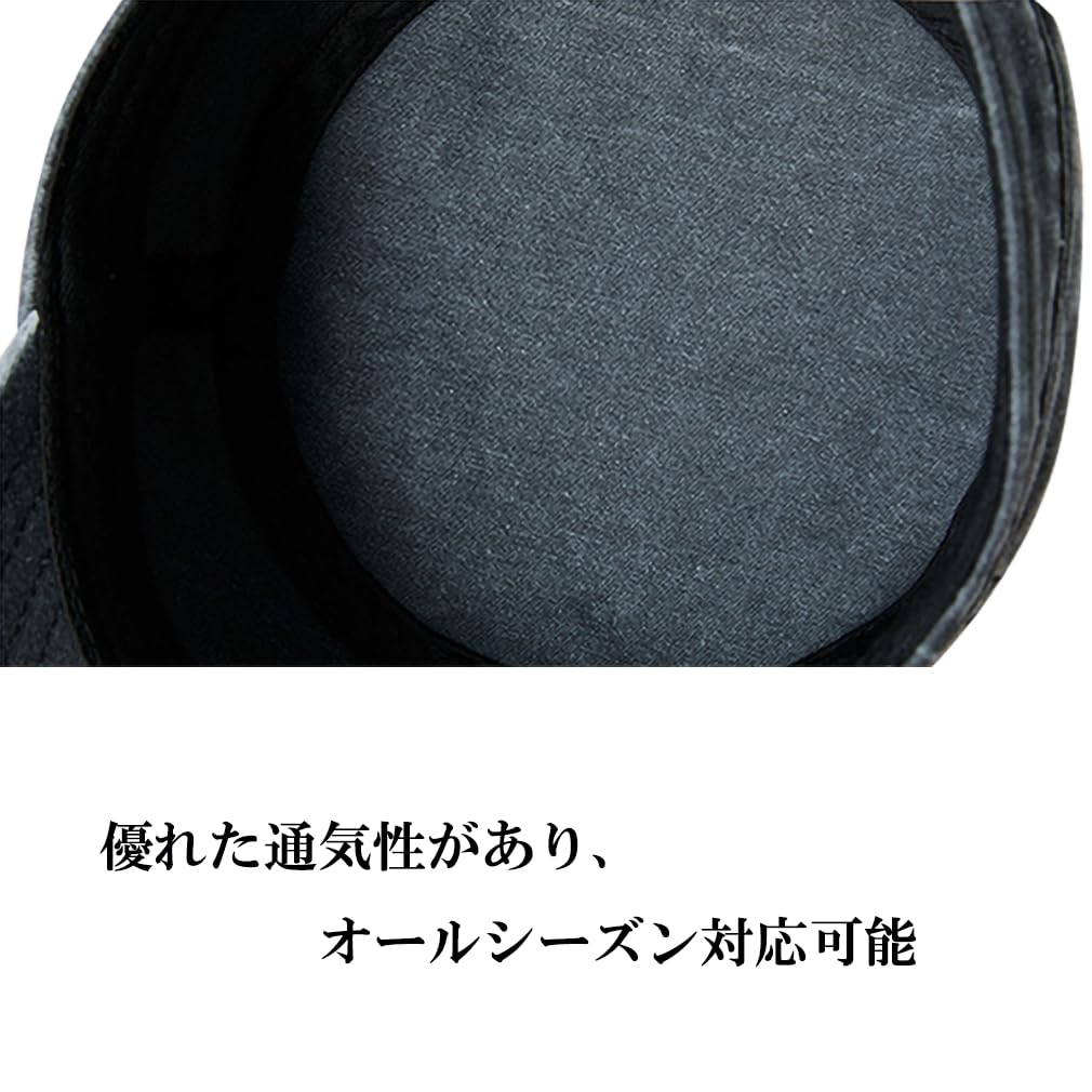Laquest Washed Work Large Vintage Cap, Size, 100% Cotton, Simple, Style, Men's/Women's (Navy)