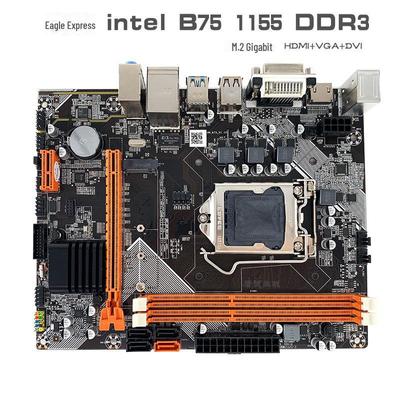 Scheda madre da gioco Eagle Jet B75-1155: Interfacce DDR3, M.2, Gigabit, DVI/VGA/HDMI, PS2