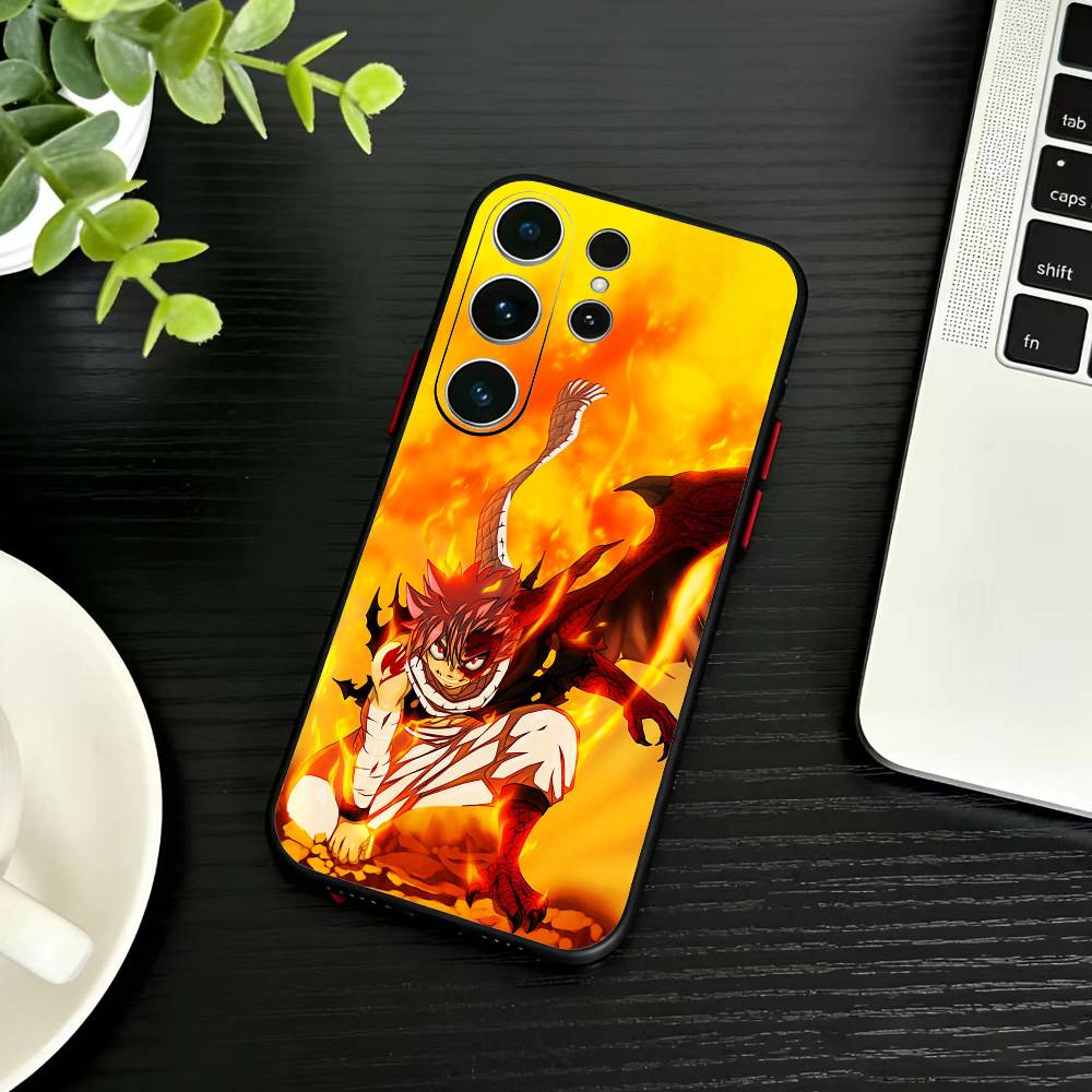 ANIME F-FAIRY TAIL Phone Case For Samsung S26,S25,S24,S23,S22,S21,S20,Ultra,Plus,FE Black Soft Cover