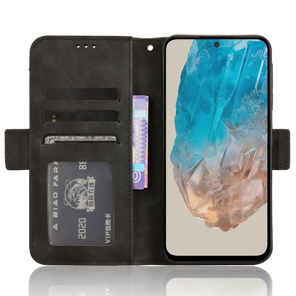 Flip Case for Samsung Galaxy M35, Card Slot, Black