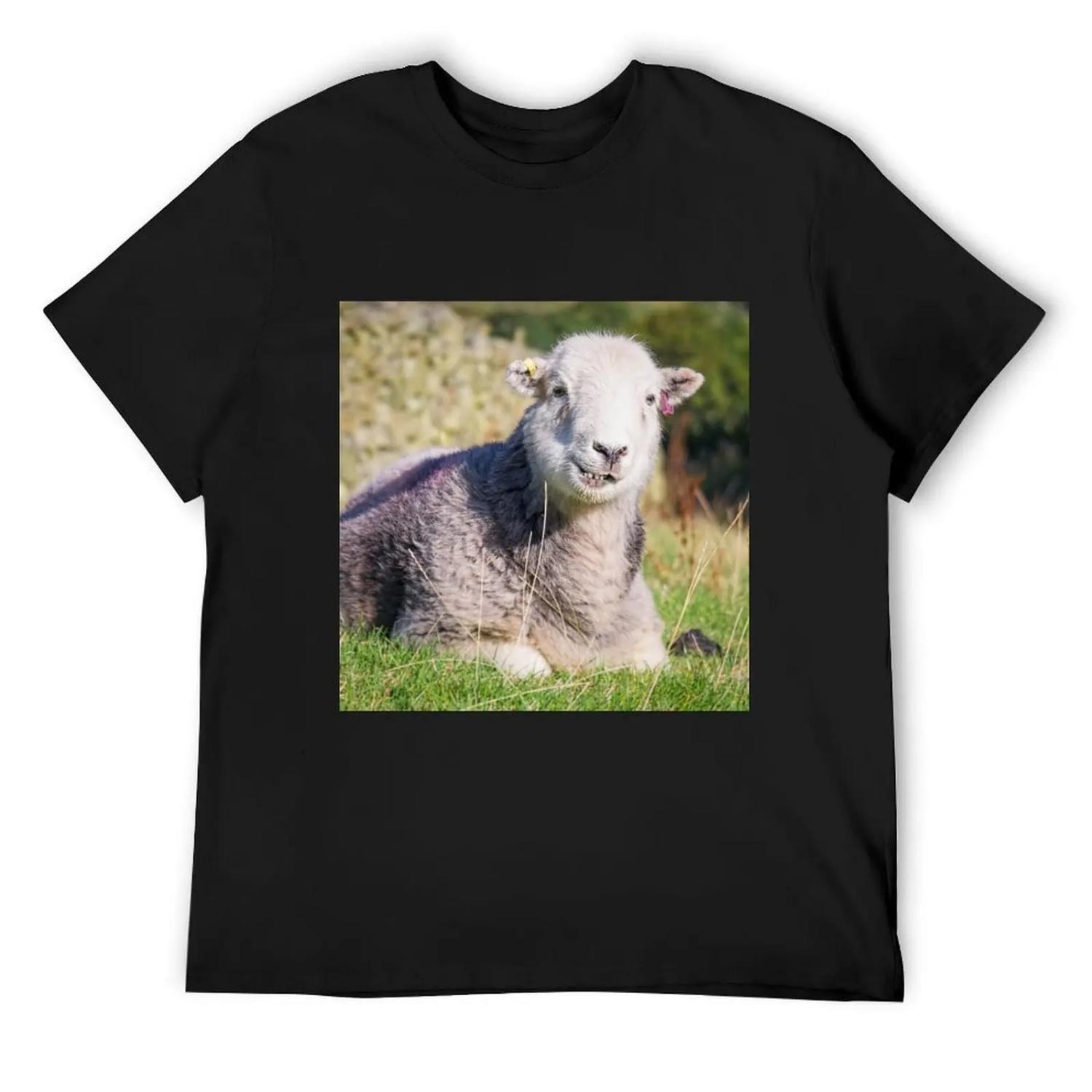 Happy Herdwick Sheep, Lake District T-Shirt graphic t shirts funny gifts sports fans mens graphic t-shirts anime S