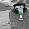 Name ID Card Reusable Baggage Reusable Labels with Steel Loops Suitcase Tag Label Holder Cruise Luggage Travel Luggage Tags