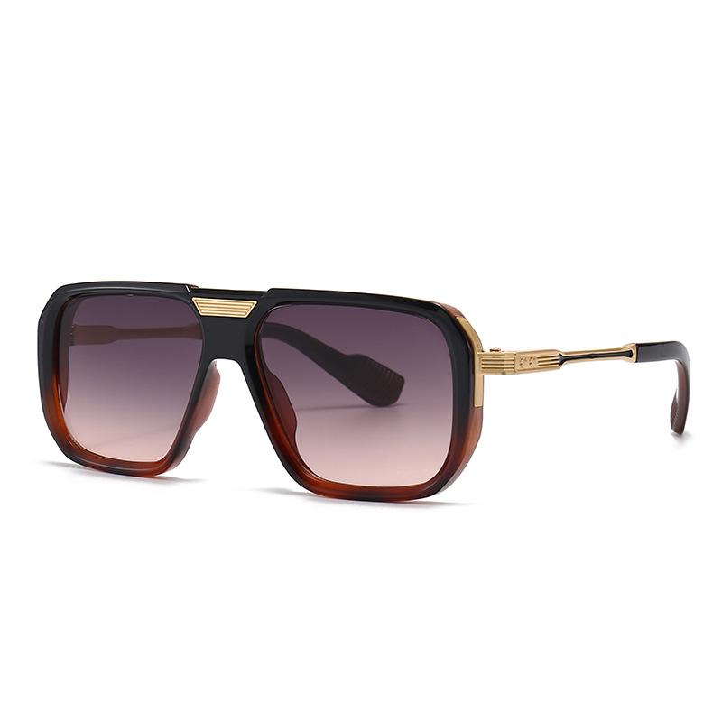 Fashion Square Sunglasses Hight Quality Men Vintage Luxury Brand Design Metal Sun Glasses Women UV400 Shades Gafas De Sol