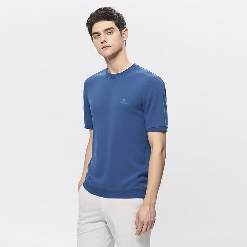 MONTAGUT Men s Tencel Cotton Silk Knit T-Shirt 54