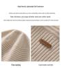 Unisex Thickened Solid Color Cashmere Hat - 100% Pure Cashmere, Seven-Needle, Autumn/Winter Style