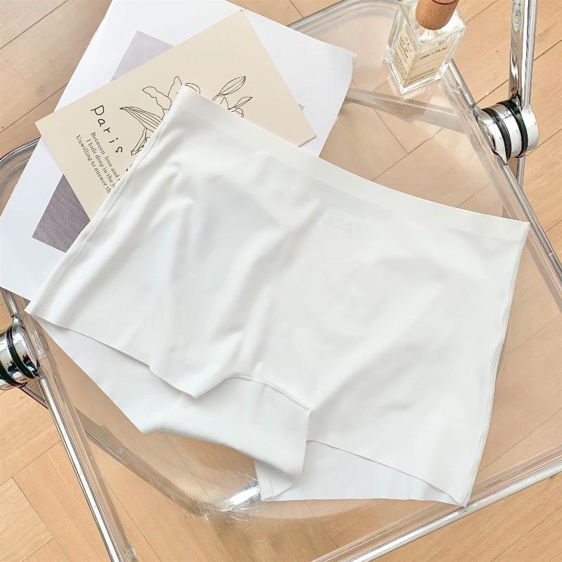 Women's Summer Thin New Ice Silk Traceless Package Hip Boxer Safety Briefs